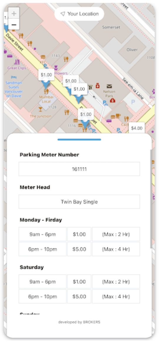 주차 어디? 밴쿠버 파킹 미터 브로커